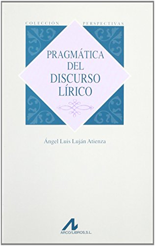 Portada de Pragmática del discurso lírico