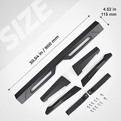 Kemimoto Rear Bumper, Rear Brushguard Heavy Duty Compatible With 2018 2019 2020 2021 2022 2023 Polaris Ranger 1000/ Xp 1000/ Crew/Diesel Accessories (Replacement For #2882529) #TOP5