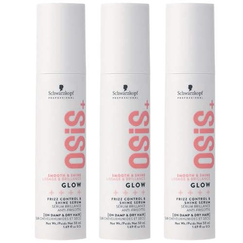 Sérum Anti Frisottis Brillance Intense OSiS Glow Protection Thermique Lot de 3