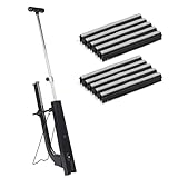 CPROSP Grapadora para Calefacción por Suelo Radiante 90cm, con 500 Unidades(40mm), Grapadora para Tubos de Suelo Radiante, para Tubos Ø 14-20mm - Compatible con Grapas de 40-50mm