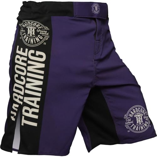 Amazon.com: Hardcore Training Fight Shorts Recruit Black Green Red