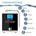 PIDAN TECH Alkaline Water Ionizer Machine Hydrogen Generator Alkaline Acid Water Filter Auto-Cleaning LCD Touch pH 3.2-10.7 ORP-650 Black