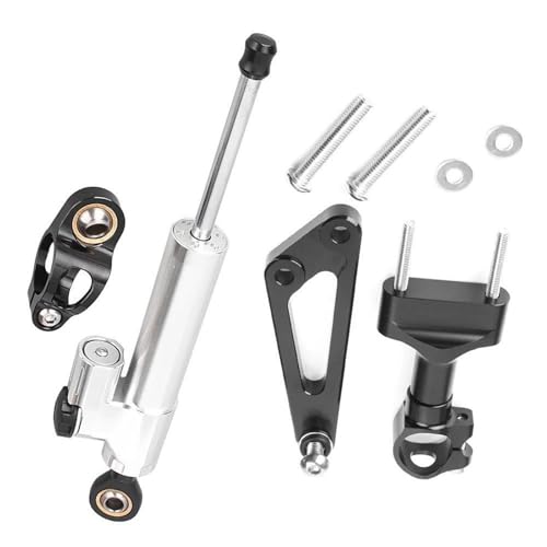 �I�[�g�o�C���i �I�[�g�o�C�p�X�e�A�����O�X�^�r���C�U�[�V���b�N�A�u�\�[�o�[���t���u���P�b�g �ɓK������z���_ �z�[�l�b�g CB 600F 2007-2016 2015 2014 2013(Silver-Black)