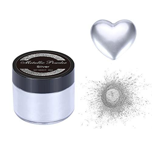 DIIOOMIEEU Metallic Pigment Powder 4 Colors Fine Resin Pigment Powder Each Bottle 20g Resin Color Pigment for Epoxy Resin Coloring