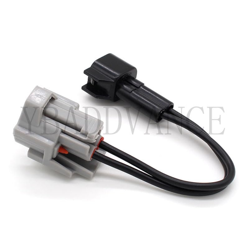 2 Pin for Denso (Female) to US Car EV6 (Male) Fuel Injector PnP Adapter Wire Harness - (Color Name: Female to Male)