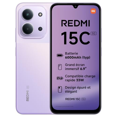 Xiaomi Redmi 15C 5G : stockez toutes vos applications sans ralentissement avec 256 Go