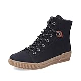 Rieker Damen Klassische Stiefeletten N0730, Frauen Stiefeletten, lose Einlage,Kurzstiefel,uebergangsschuhe,schwarz (00),42 EU / 8 UK