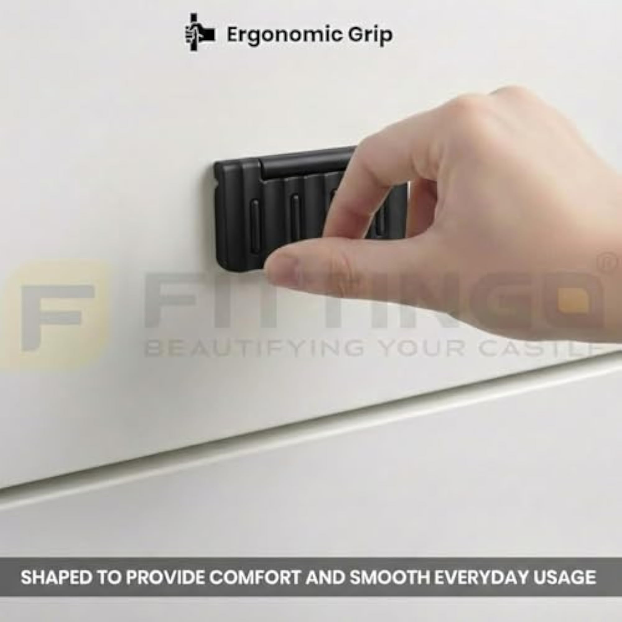 Rectangle Plate Drawer Kadi Cabinet Handle Pull