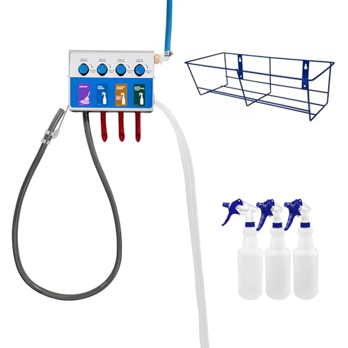 Spray Bottle & Mop Bucket with Chemical Dispenser