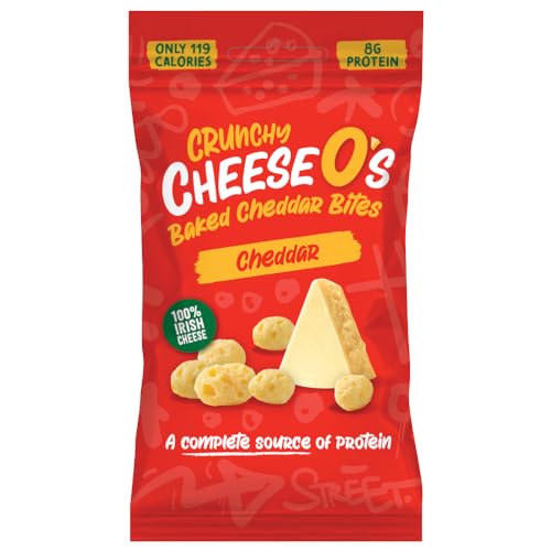 CheeseO's Puffkäsenuggets - Cheddar 10 Beutel à 20g - Ketosnacks - Perfekt für Aperio|Reich an Proteinen - kohlenhydratarm - Keto-/Keto-Diät - Glutenfrei