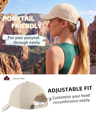 Image of Home Prefer Reflective Water Repellent Quick Dry Airy UPF50+ Sun Hat for Men Women Outdoor Sports Baseball Caps Unisex