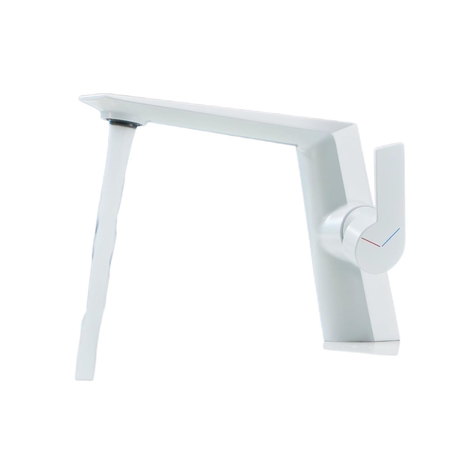 Kitchen Faucets, Basin Faucet Chrome Bathroom Sink, Single Handle Hole Taps Hot Cold Mixer Tap Crane(A)