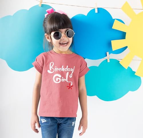 Birthday Girl Shirt Girls Birthday Outfit Toddler Baby tee 1st 2nd 3rd 4th 5th 6th 7th4