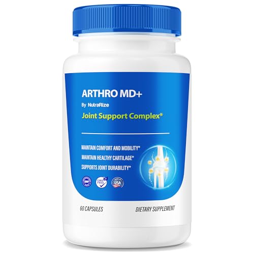 Arthro MD+ Capsules, Official Arthro MD Joint Support, All Natural Formula to Support Flexibility and Mobility, Premium Pills for Healthy Joints, Arthro M D Review (60 Capsules)