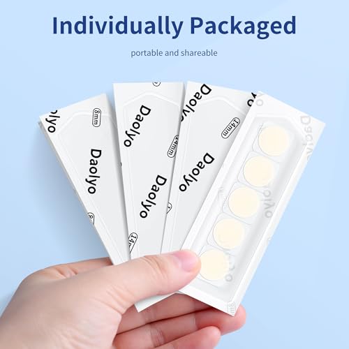 Image of Daolyo Pimple Patches for Face, 4 Size 360 Counts Hydrocolloid Acne Patches for Covering Zits and Blemishes, Spot Stickers with Salicylic Acid, Tea Tree Oil & Calendula Oil, Mini Package