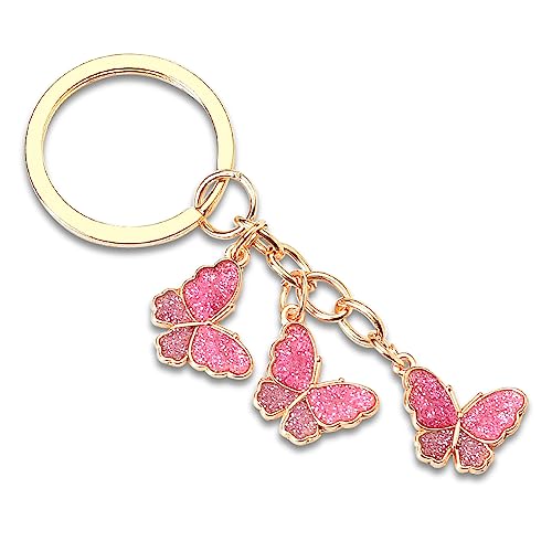 car keychains butterfly