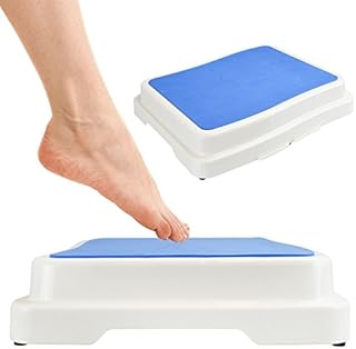 Denny International® Anti Slip Bath Step Elderly Shower Stepping Disability Mobility Aid Door Walking Stool | Stack-able for More Height Adjustment | Bathroom Safety Aid