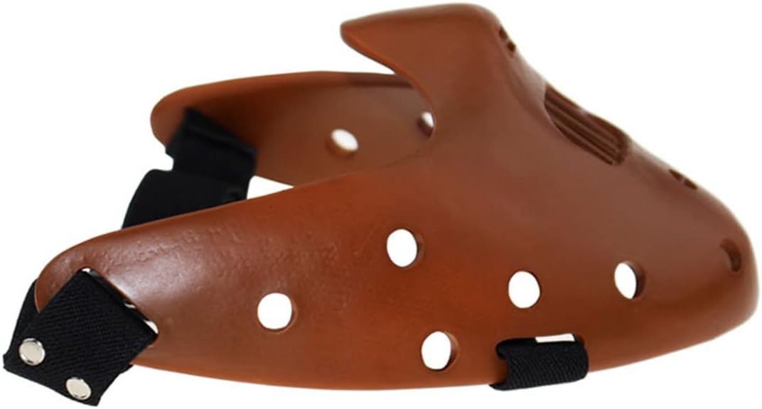 Hannibal Lecter Mask Cosplay The Silence of The Lambs Half Face Killer Halloween Costume Props Resin