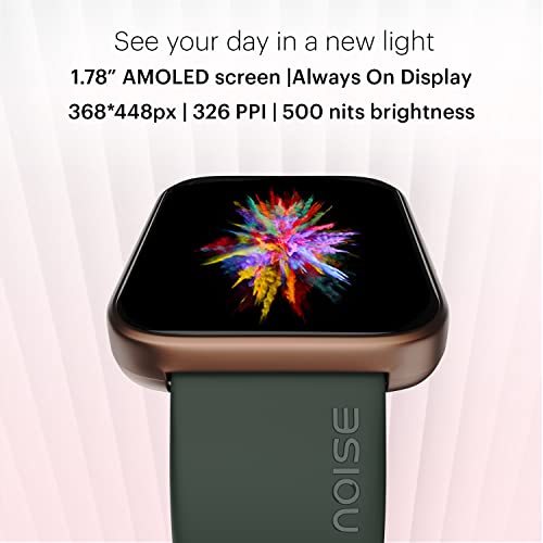 Image of Noise ColorFit Ultra 2 Buzz 1.78 inch AMOLED Bluetooth Calling Watch with 368 * 448px Always On Display, Premium Metallic Finish, 100+ Watch Faces, 100+ Sports Modes, Health Suite (Vintage Brown