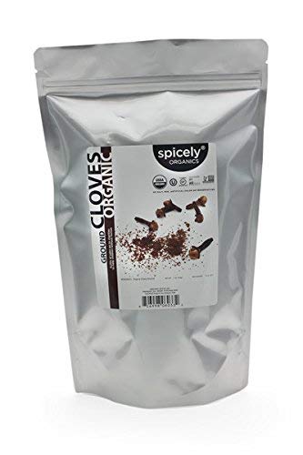 Spicely Organic Cloves Ground 1 Lb Bag Certified Gluten Free