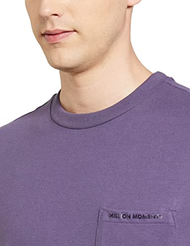 Image of max Men's Solid Slim Fit T-Shirt