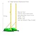 Laohucai Metal Badminton Poles, Badminton Poles with Two 6.1x0.76m Net & Refillable Weight Base, Outdoor & Indoor, H61 Standard Ball Pole for Lawns and Beaches