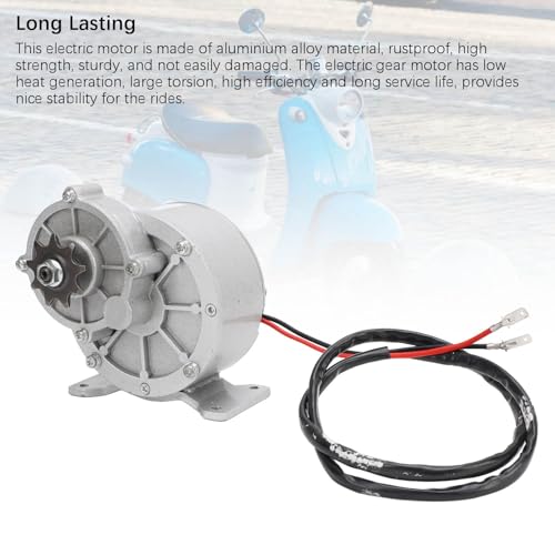 MechKit Getriebemotor, MY7618 24 V 650 W Reduktionsmotor 3150 RPM Reduktion Elektromotor für Elektrofahrrad Kleine Motorrad Landwirtschaftsmaschinen