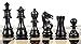 House of Chess - Ebonized / Boxwood Galaxy Staunton Wooden Chess Set Pieces King Height 3" - Triple Weighted