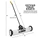 NEIKO 53416A 24” Rolling Magnetic Sweeper with Wheels, 50 Pound Capacity, Adjustable Handle & Floor Magnet Clearance Height, Metal Pick Up and Nail Magnet, Floor Sweeper for Construction, Shop, Etc.