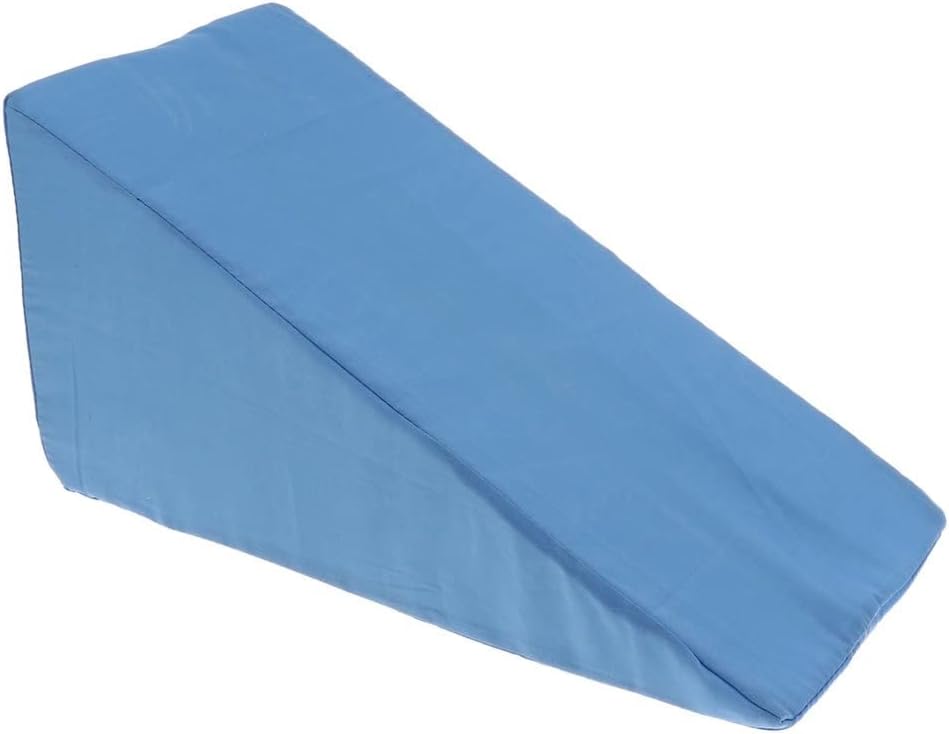 Lumbar Pillow-2 Pieces Wedge Pillow Foot Leg Back Lift Elevator Support Cushion Pad Incontinence Aid Pad for Surgery Injury(Blue)