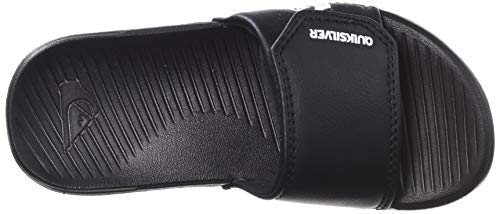 Quiksilver Boy's Bright Coast Adjust Youth Flip-Flop, White/Black, 3 Little Kid #TOP4