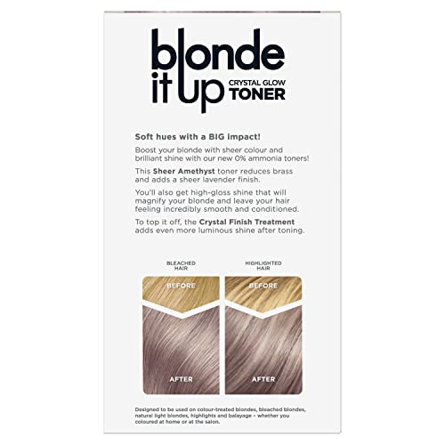 Clairol Blonde It Up Crystal Glow Toner Kit - Sheer Amethyst, 135 ml (Pack of 1) - Image 2