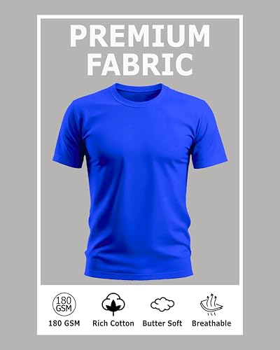 Image of Caseria Men's Cotton Printed T-Shirt -Dosa | 100% Cotton | Half Sleeves | Regular Fit | Printed | Round Neck | Graphic T Shirt