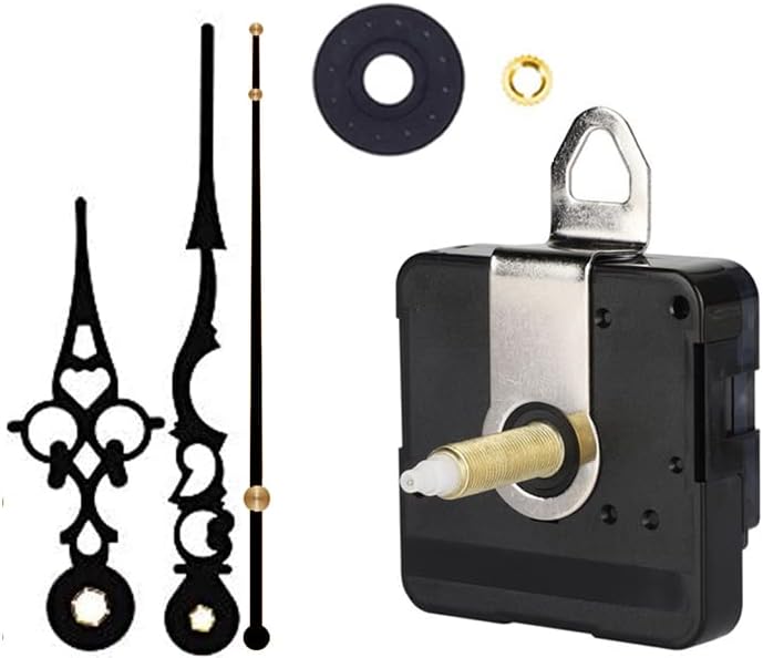 Battery Clock Replacement Mechanism Gold Terry Clock Hands Sweep