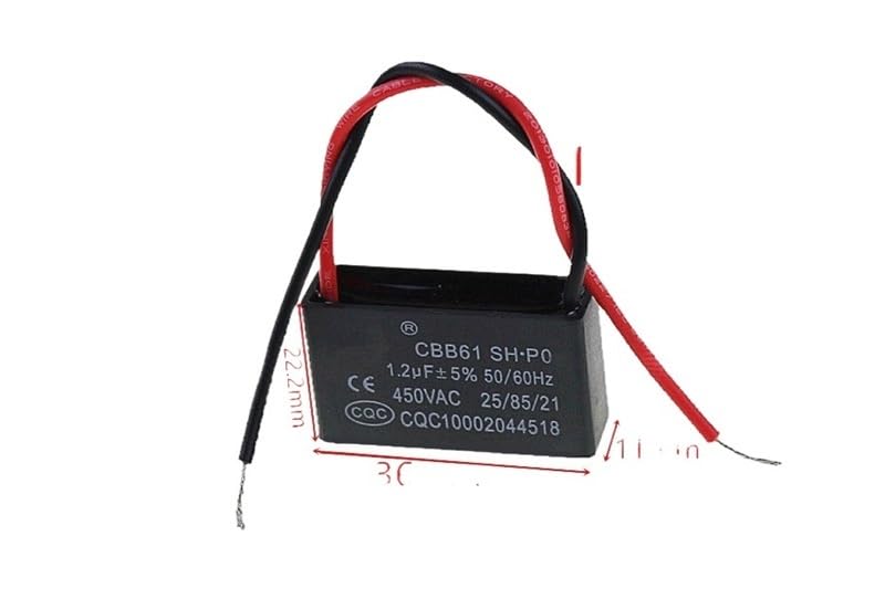 Condensateur CBB61 1.2uF pour réparer la ventilation du salon en été