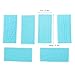 Respicefinem 6PCS Cake Pattern Hard Plastic Embossing Stamps for Fondant Sugarcraft Decorating with Unique Textures for Wedding Birthday Party DIY Baking Projects