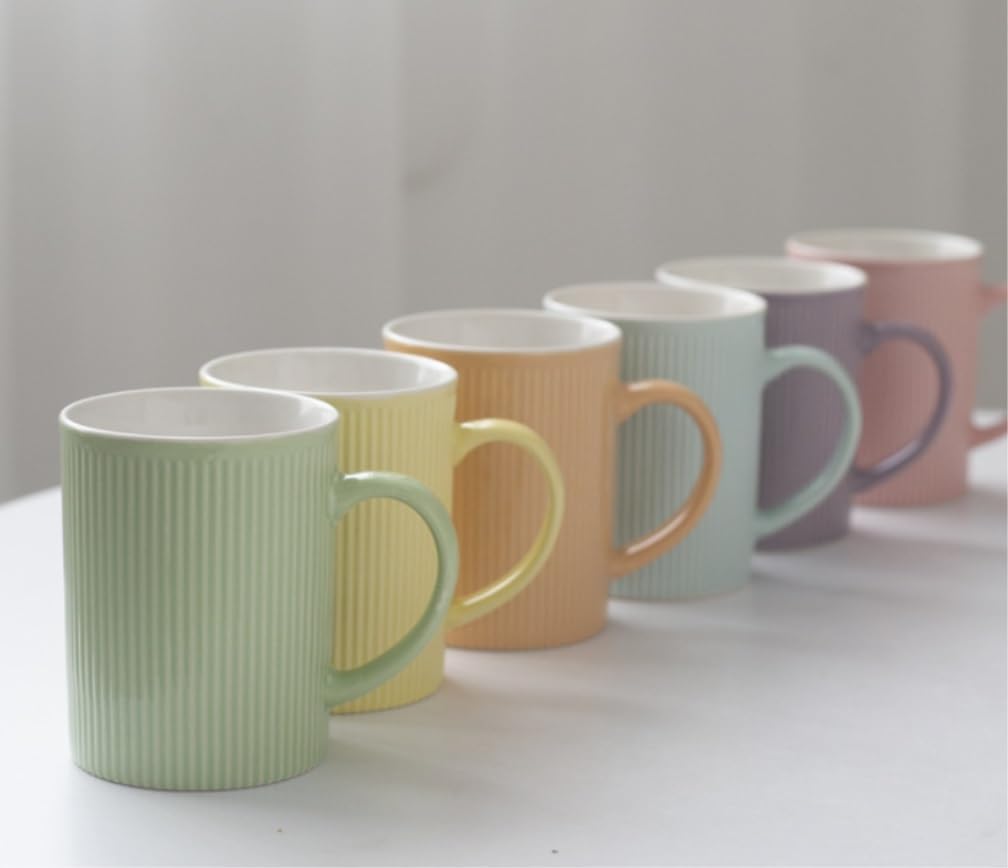 Tazzine Caffè Tazza da Caffè Tazza di Tè Tazze Tazza In Ceramica Tazza Da Bere Semplice Coppia Tazza Da Caffè Tazza Da Colazione Grande Per La Casa Tazze Da Caffè Tazzine di Caffe Tazze da Caffè ( Col