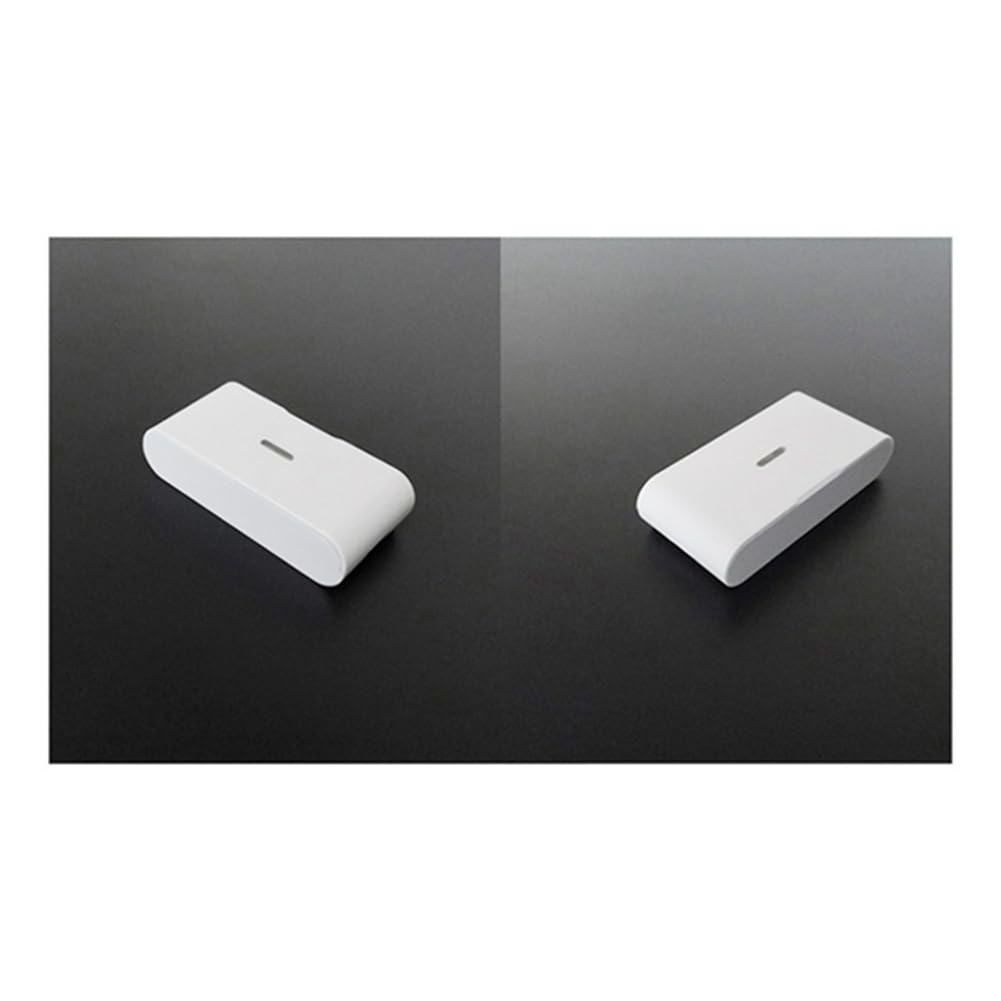 Detector de Rotura de Cristales por Vibración Inalámbrico de 433 MHz, 5 Unidades, Sensibilidad Ajustable, Compatible con Sistemas de Alarma.