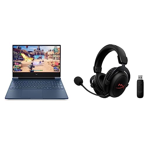 Image of HP Victus Gaming Laptop AMD Ryzen 5 5600H 15.6 inch(39.6 cm) FHD IPS Gaming Laptop & HyperX Cloud Core Wireless Gaming Headset with DTS Headphone:X Spatial Audio