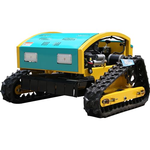 DigMaster Remote Control Gas Lawn Mower Robot, 45° Slope Climbing,