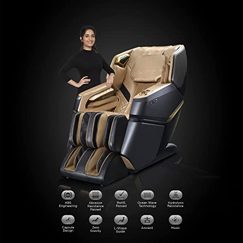 Image of Lixo Massage Chair LI5566, An Ultra-Premium 3D Massage Corded Electric Chair Recliner for Stress Relief, Full body Human Hand Mechanism and Ocean Wave Technology with Health Improving Program, Grey