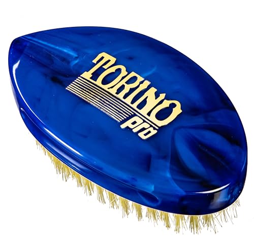 Torino Pro Curve Wave brush #231 - Curved Medium Shower Brush - Extra long bristles - great for laying down waves