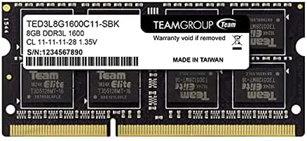 Team Group Teamgroup Ted3L 8G1600 °C11 S01 Memory So D3 1600 8Gb C11 Ell