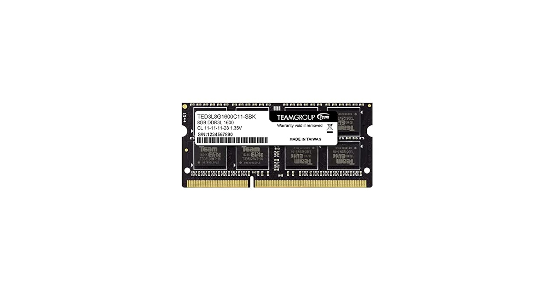 TEAMGROUP Elite DDR3L 8GB Single 1600MHz PC3-12800 CL11