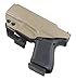 Fierce Defender IWB Kydex Holster Compatible with Glock 19 23 32 -The Paladin Series -Made in USA- GEN 5 Compatible (Flat Dark Earth)