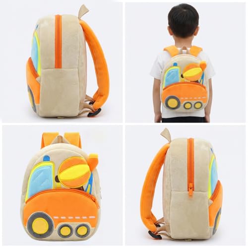 Image of Frantic Kids Velvet School Bag Plush Backpack Baby Girl Preschool Bags Ideal for Baby Boy & Girl Picnic Bags (2-5 Years)