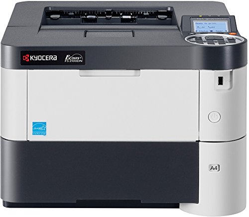 Kyocera 1102MS2US0 Model ECOSYS FS-2100DN A4 Black & White Laser Printer, 42 Pages per Minute, 2600 Sheet Maximum Paper Capacity, Resolution 1200 x 1200 dpi, First Print Out Time 9 Seconds or Less