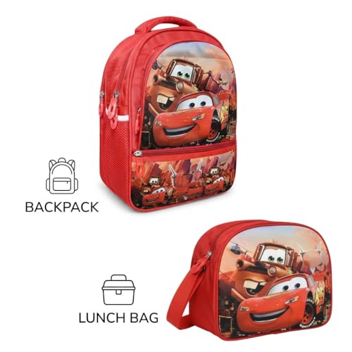 Image of Stylbase Waterproof School Bag with lunch bag combo for Boys and Girls Kids Bag with tiffin cover - Backpack Bag for Travelling for 5-7 Years 15 Inches