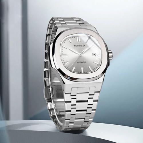 Image of Mens Classic Square Quartz Watches Imitation Mechanical Watches