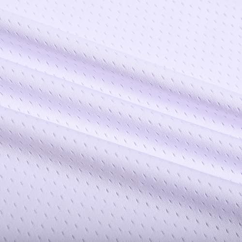 Pullonsy Camisetas esportivas masculinas de malha de basquete em branco uniformes de equipe de desem